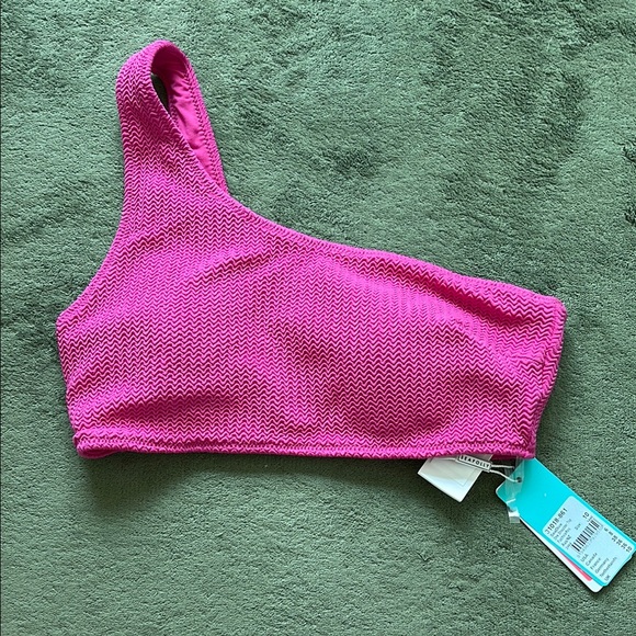 Seafolly Other - Seafolly Australia Sea Dive One-Shoulder Bikini Top (size 10; US size 6) NWT